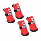 Ботинки высокие «Гулять», набор 4 шт., размер 2, красные - Фото 5