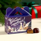 Шоколадные конфеты с начинкой «Чудесных мгновений» в коробке с ручкой, 100 г. - фото 11526116