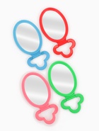 Зеркало настольное, овальное, настенное, 10.8×21.8 см, (8.5×12.5 см), МИКС - Фото 3