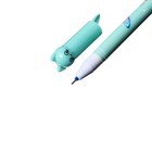 Ручка гелевая со стираемыми чернилами Calligrata, 0.38мм, стержень синий, корпус "Кот-космонавт", микс - Фото 4