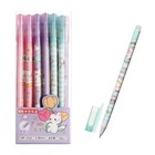 Стираемая ручка «Котик», гелевая, синий стержень, узел 0.38 мм, МИКС - Фото 1