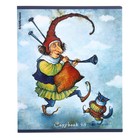 Тетрадь 48 листов в клетку ErichKrause "Музыканты", матовая ламинация, блок офсет 100%, МИКС (комплект 5 шт) - фото 23232759