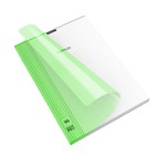 Тетрадь 96 листов в клетку А4, ErichKrause "Классика CoverPrо Neon", пластиковая обложка, блок офсет, белизна 100%, зелёная - фото 320504624