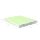 Тетрадь 96 листов в клетку А4, ErichKrause "Классика CoverPrо Neon", пластиковая обложка, блок офсет, белизна 100%, зелёная - Фото 5