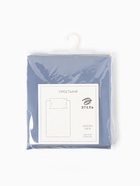 Простыня 2 спальная «Этель» Blue lake, 220×215 см, хлопок 100%, мако-сатин 9933790