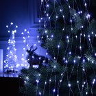 УЦЕНКА Гирлянда «Конский хвост» 20 нитей по 2 м, IP20, серебристая нить, 400 LED, свечение белое, 12 В 10182548 - фото 3662481