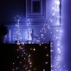 УЦЕНКА Гирлянда «Конский хвост» 20 нитей по 2 м, IP20, 400 LED, 12 В, серебристая нить, свечение белое 10182548