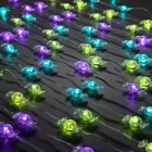 УЦЕНКА Гирлянда «Нить», 10 м, с насадками «Конфетки», IP20, 66 LED, USB, прозрачная нить, свечение RGB - Фото 3