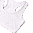 Топ для девочки, цвет серый, рост 140-146 см (9-10) - фото 23256734