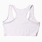 Топ для девочки, цвет серый, рост 140-146 см (9-10) - фото 23256735