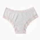 Трусы женские цвет серый, размер 48 (XL) - фото 23513750