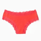 Трусы женские, цвет красный, размер 44 (M) - фото 23513759