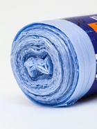 Мешки для мусора в рулоне UpakLand 60 л, голубые, ПНД, толщина 15 мкм, 30 шт. - Фото 2