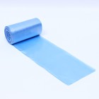 Мешки для мусора в рулоне UpakLand 60 л, голубые, ПНД, толщина 8 мкм, 50 шт. - Фото 3