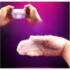 Насадка на пенис массажная с усиками, мягкая, ребристая, силикон, прозрачный - Фото 8