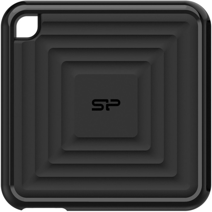Накопитель SSD Silicon Power USB-C 1Tb SP010TBPSDPC60CK PC60 1.8" черный - Фото 1