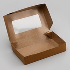 Контейнер навынос, с окном, крафт, 20×12×4 см - Фото 8