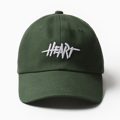 Кепка MINAKU Heart, зеленый, размер 56-58