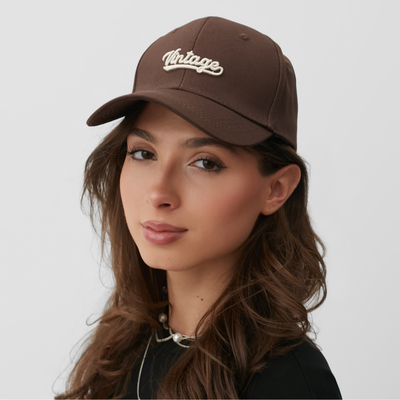 Кепка MINAKU «Vintage», цвет коричневый, размер 54-56