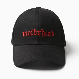 Кепка MINAKU Motorhead, чёрная, размер 56-58 9855572