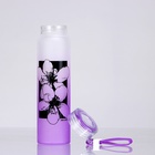Бутылка для воды «Цветы», 500 мл, стекло - фото 8630183