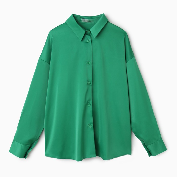 Рубашка женская, цвет зелёный, размер S (42) - Фото 1