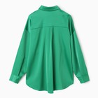 Рубашка женская, цвет зелёный, размер S (42) - Фото 5
