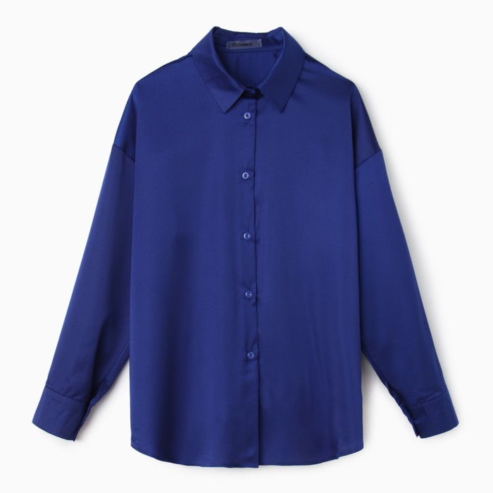 Рубашка женская, цвет синий, размер S (42) - Фото 1