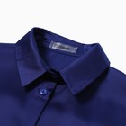 Рубашка женская, цвет синий, размер S (42) - Фото 3