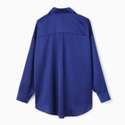 Рубашка женская, цвет синий, размер S (42) - Фото 5