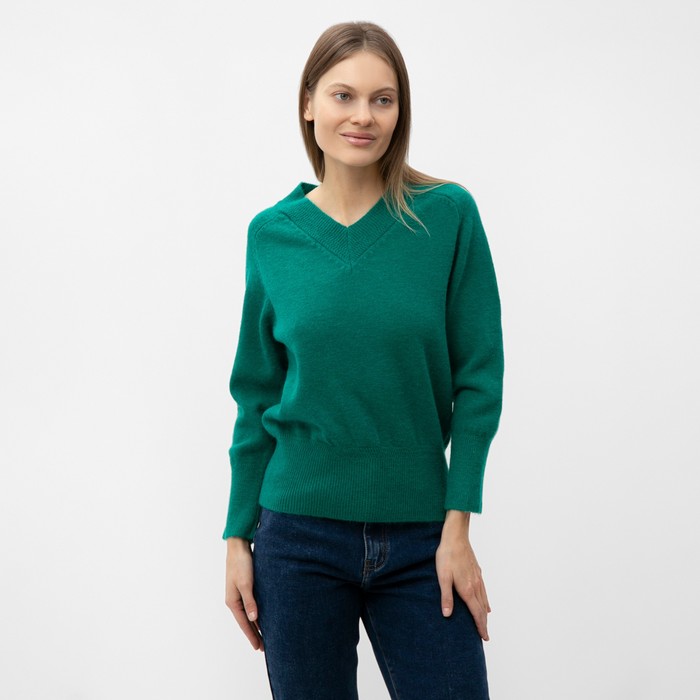 Джемпер женский, цвет зелёный, размер ONE SIZE (44-48) - Фото 1