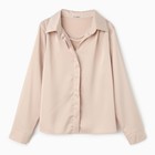 Блузка женская, цвет бежевый, размер ONE SIZE (42-46) - фото 51655585