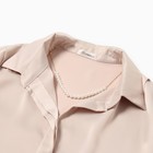 Блузка женская, цвет бежевый, размер ONE SIZE (42-46) - фото 51655586