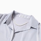Блузка женская, цвет серый, размер ONE SIZE (42-46) - Фото 3