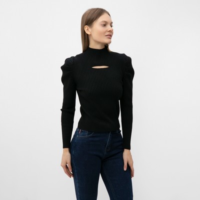 Водолазка женская DommoD, размер ONE SIZE (42-46), чёрная