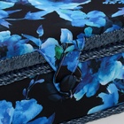 Шкатулка для рукоделия и шитья «Голубые цветы на синем», хранение ниток, иголок, мелочи, 24×16×11 см - Фото 4