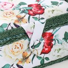 Шкатулка для рукоделия и шитья «Садовые цветы», хранение ниток, иголок, мелочи, 20×20×11 см - Фото 2