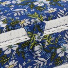 Шкатулка для рукоделия "Полевые цветы на синем" 20х20х11 см - Фото 2