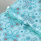 Шкатулка для рукоделия и шитья «Бабочки и цветочки на голубом», хранение ниток, иголок, мелочи, 19×26×14.5 см - Фото 4