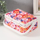 Шкатулка для рукоделия и шитья «Японский сад», хранение ниток, иголок, мелочи, 18×12×9.5 см - Фото 6