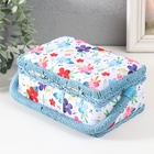 Шкатулка для рукоделия и шитья «Цветение на белом», хранение ниток, иголок, мелочи, 18×12×9.5 см - Фото 6