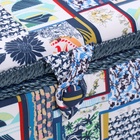 Шкатулка для рукоделия и шитья «Пэчворк. Синие цветы», хранение ниток, иголок, мелочи, 19×26×14.5 см - Фото 4