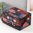 Шкатулка для рукоделия и шитья «Пэчворк. Узоры», хранение ниток, иголок, мелочи, 19×26×14.5 см - Фото 7