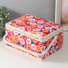 Шкатулка для рукоделия и шитья «Японский сад», хранение ниток, иголок, мелочи, 19×26×14.5 см - Фото 5