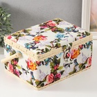 Шкатулка для рукоделия и шитья «Птицы в розовом саду», хранение ниток, иголок, мелочи, 19×26×14.5 см - Фото 3