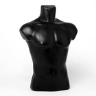 Манекен портновский мужской, 95×74×84, цвет чёрный - Фото 2