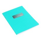 Блокнот А5-, 48 листов, Verdigris, обложка мелованный картон, ламинация soft-touch, тиснение фольгой, блок 60г/м2 - фото 24344255