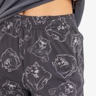 Комплект домашний женский (футболка, брюки), цвет графит, размер 44 (S) - фото 23199010