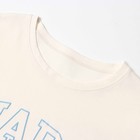 Комплект домашний женский (футболка, брюки), цвет молочный, размер 44 (S) - фото 23249768