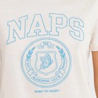 Комплект домашний женский (футболка, брюки), цвет молочный, размер 46 (M) - фото 23199023